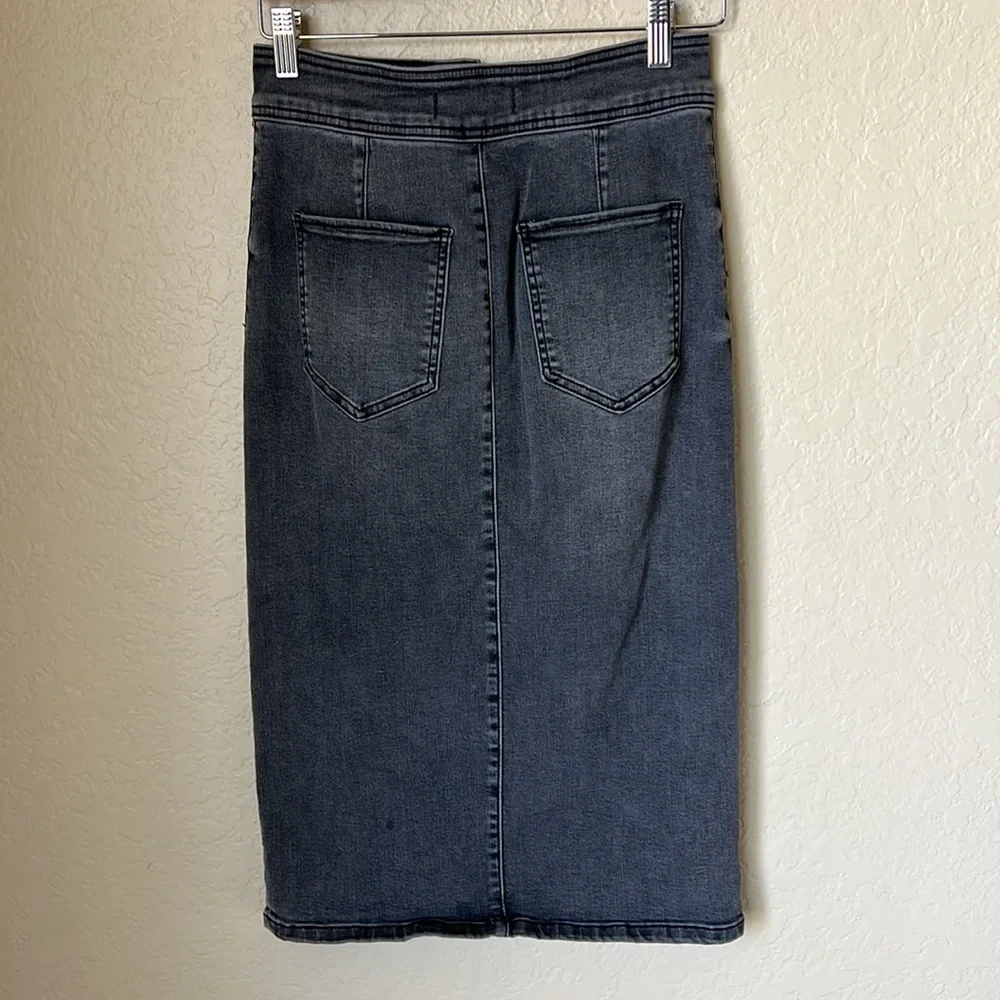 We the free grey Maddie Jean pencil  skirt